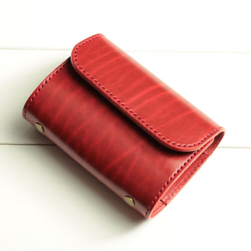 マイクロ5 / システム手帳 / レッド / フラップタイプ / ルガトショルダー