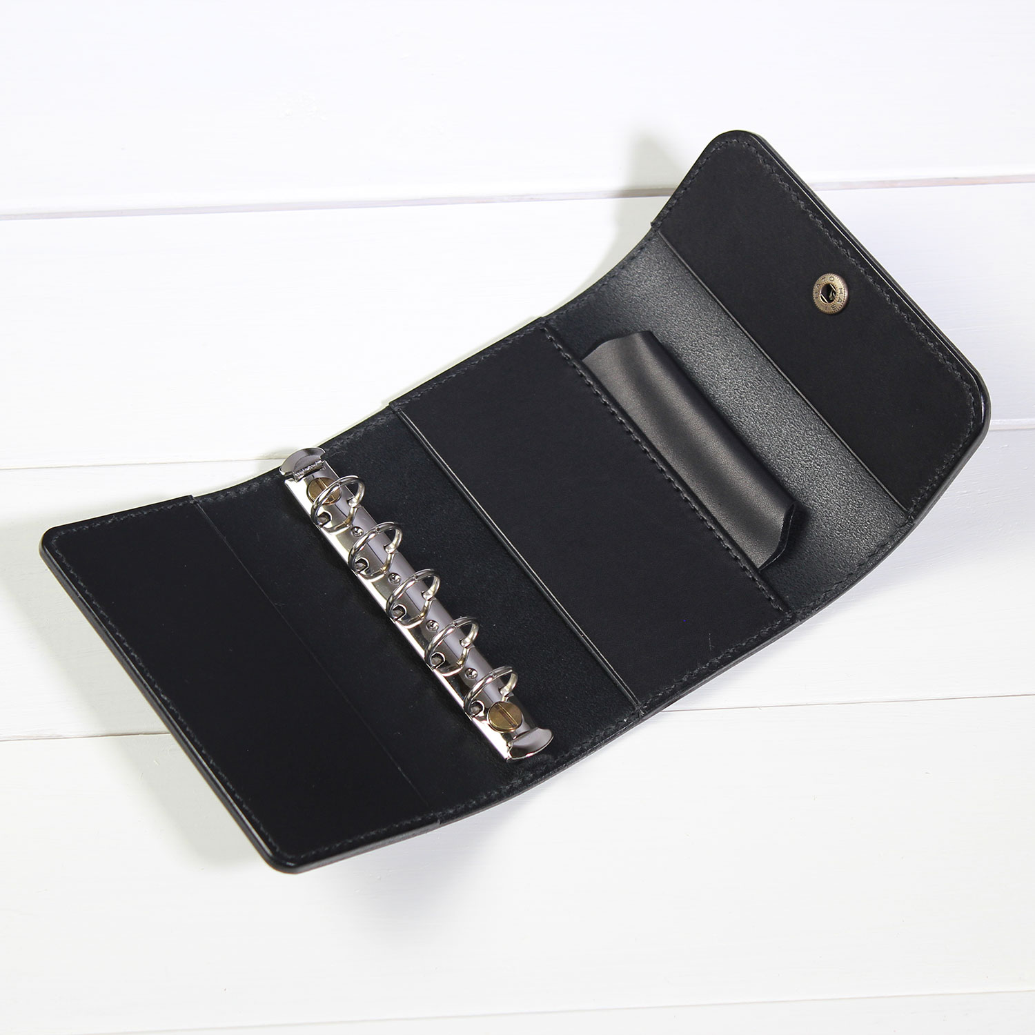 マイクロ5 / システム手帳 / ブラック / フラップタイプ - 画像 (2)