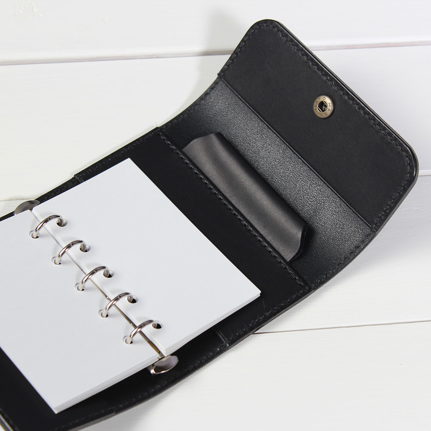 マイクロ5 / システム手帳 / ブラック / フラップタイプ - 画像 (3)