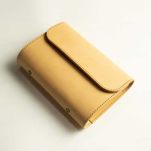 バイブルサイズ / システム手帳 / ナチュラルキャメル / フラップタイプ