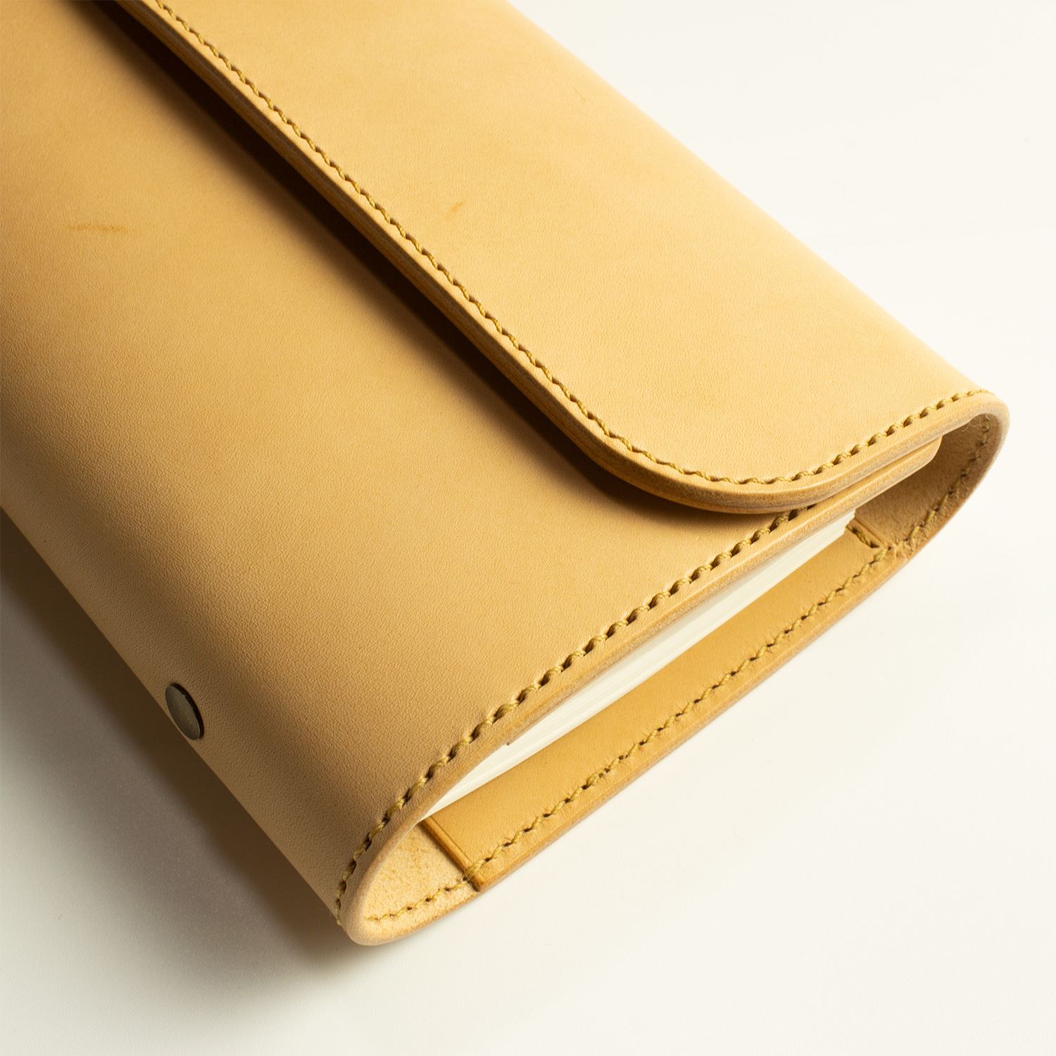 バイブルサイズ / システム手帳 / ナチュラルキャメル / フラップタイプ - 画像 (8)