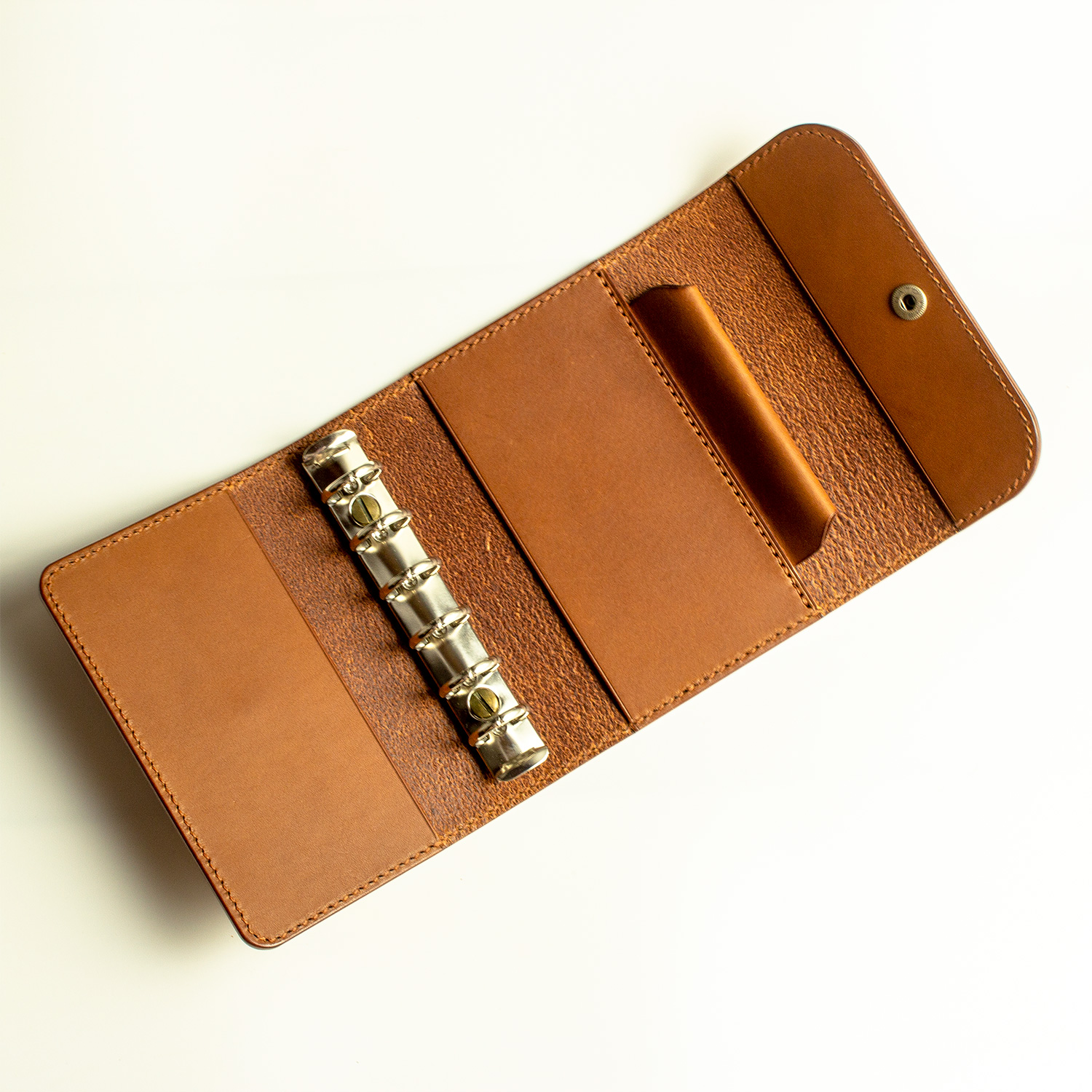 ミニ6 / システム手帳 / ブラウン / フラップタイプ - 画像 (3)