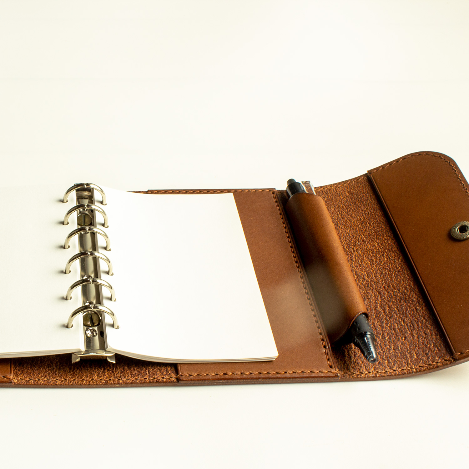 ミニ6 / システム手帳 / ブラウン / フラップタイプ - 画像 (7)